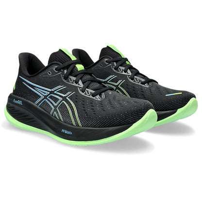 ASICS GEL-CUMULUS 26 MEN'S (BLACK/ ELECTRIC LIME) RUNNING SHOES - InstaSport