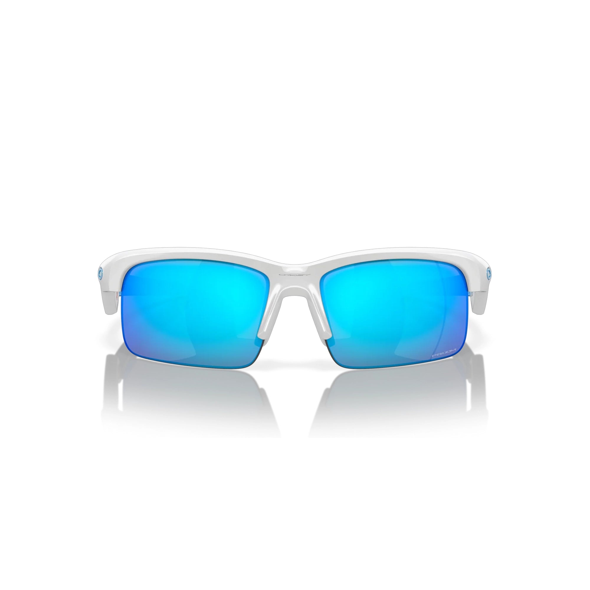 Oakley Capacitor Polished White Prizm Sapphire Sunglass - InstaSport