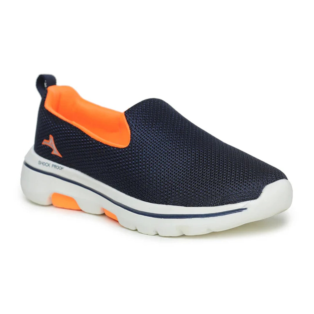 ABROS Women's Julia Sports Shoes/Sneakers - Navy/F.Orange