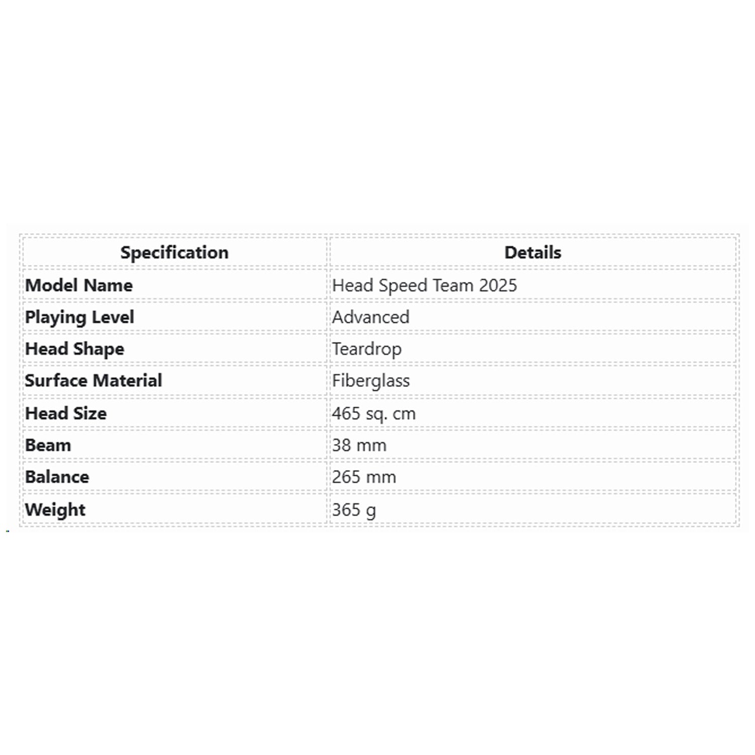 Head Speed Team 2025 Padel Racquet
