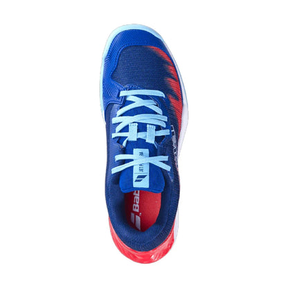 Babolat Jet Premura 2 Padel Shoes - Blue/Poppy Red