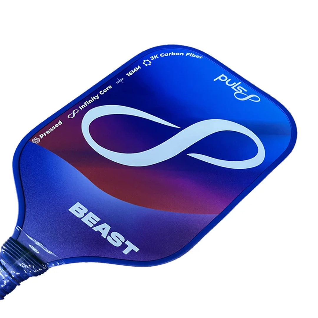 Puls8 Beast 3K Carbon Pickleball Paddle - 16mm