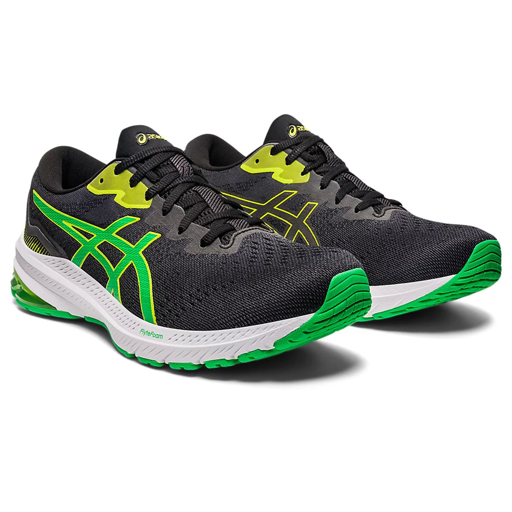 ASICS GT-1000 11 (M) - BLACK/CILANTRO RUNNING SHOES