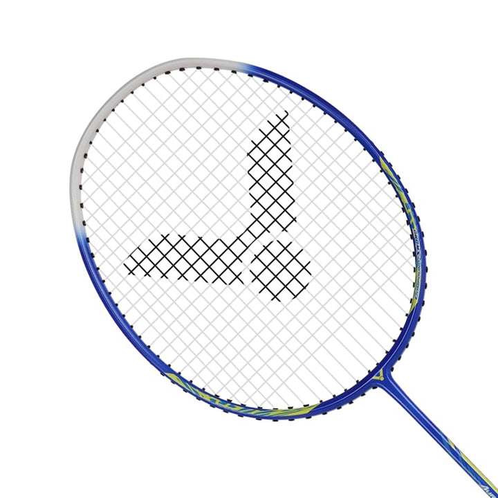 Victor Aura Speed 9 Strung Badminton Racket - 4U - Blue