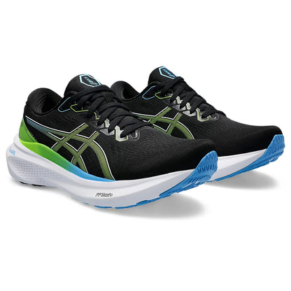 ASICS GEL-KAYANO 30 (M) - (BLACK/ELECTRIC LIME) RUNNING SHOES - InstaSport