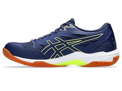 Asics Gel Rocket 11 (Blue Expanse/ Safety Yellow) Badminton Shoes