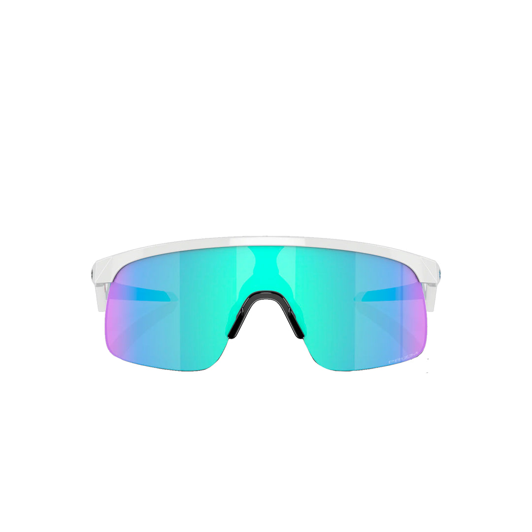 Oakley Resistor Polished White Prizm Sapphire Sunglass