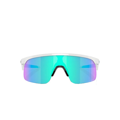 Oakley Resistor Polished White Prizm Sapphire Sunglass - InstaSport