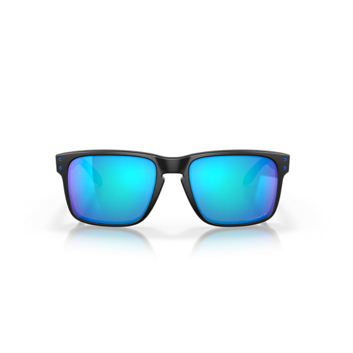 Oakley Holbrook Matte Black Prizm Sapphire Irid Polar Sunglass