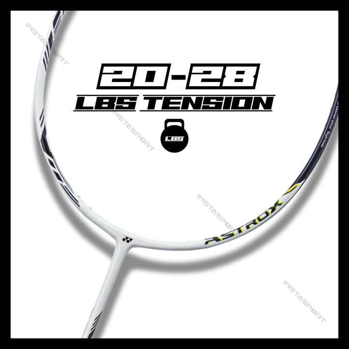 YONEX Astrox 99 Game Badminton Racket (White Tiger) - InstaSport