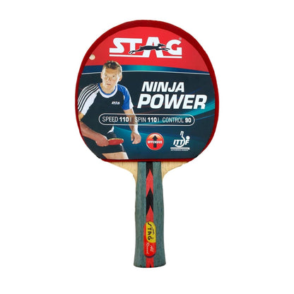 Stag Ninja Power Table Tennis Racquet - InstaSport