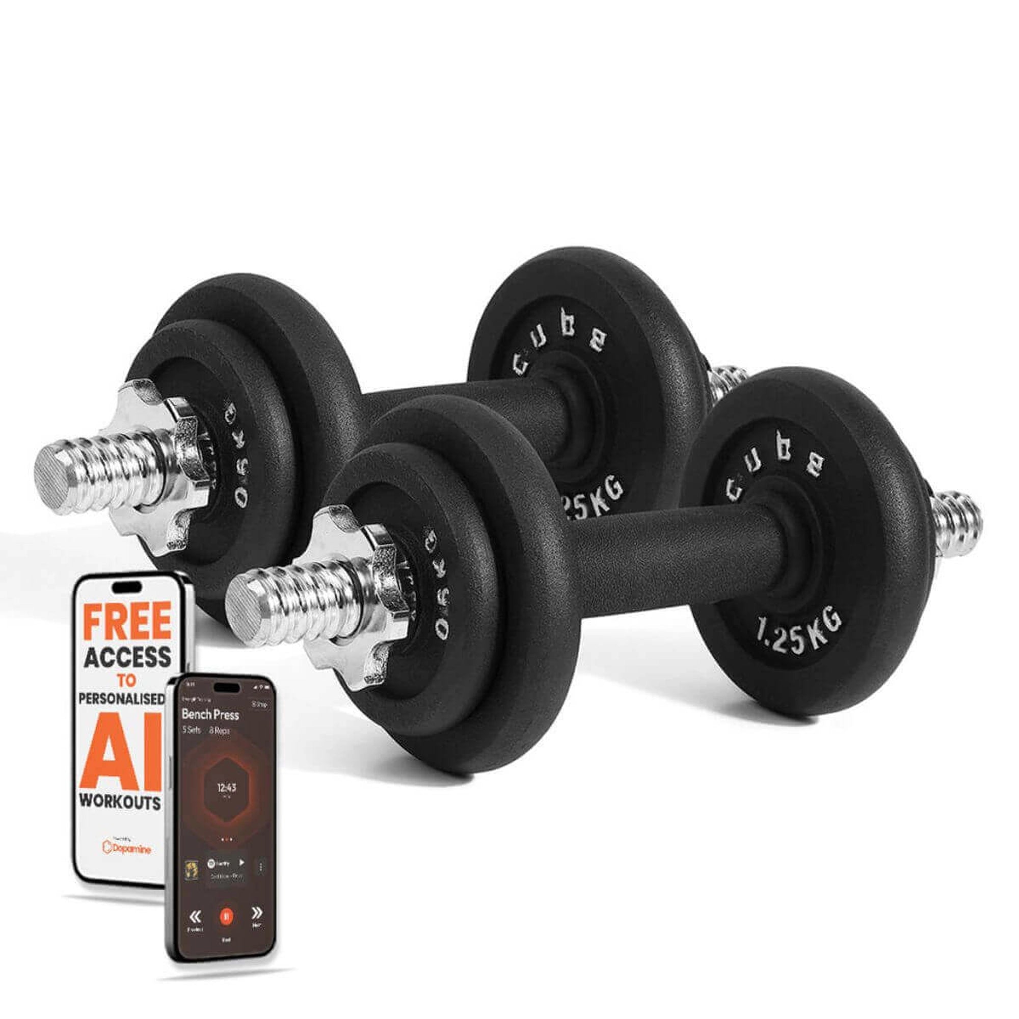 The Cube Dumbell Kit 10 Kg