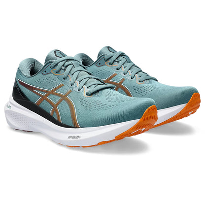 ASICS GEL-KAYANO 30 (M) - (FOGGY TEAL/BRIGHT ORANGE) RUNNING SHOES - InstaSport