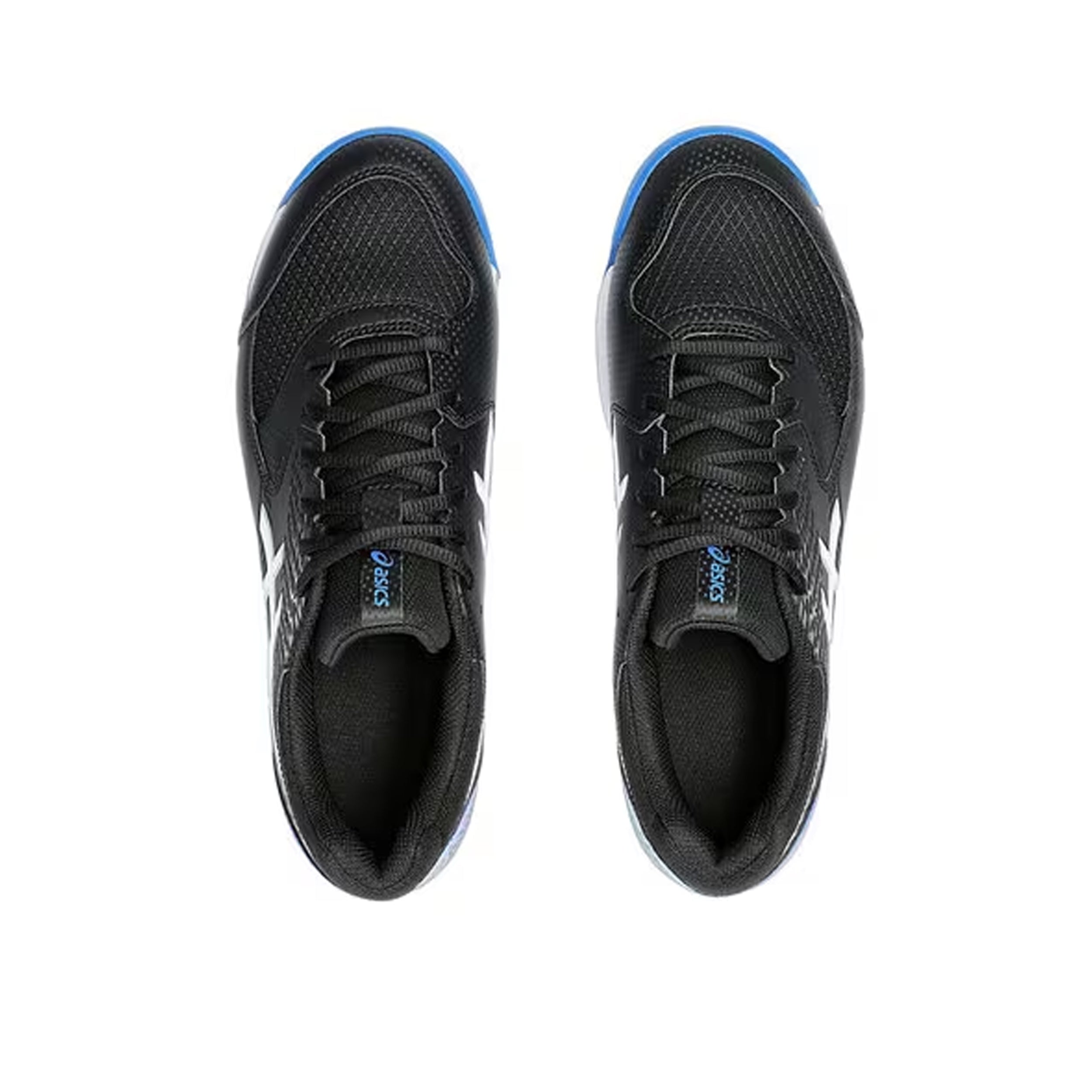 Asics Gel Dedicate 8 Tennis Shoes (Black/ Tuna Blue) - InstaSport