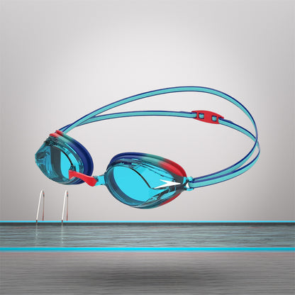 Speedo Unisex Junior Vengeance Tint- Lens Goggles - Blue & Red