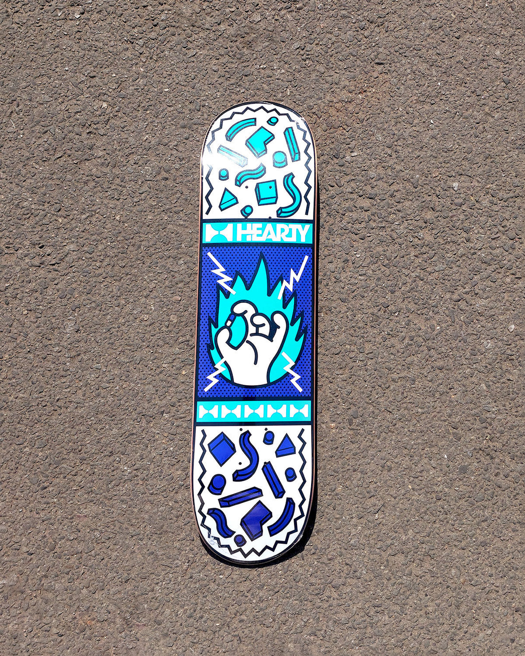 Hearty Skateboard Deck Take a Chill Pill Teal Blue- 8.0", 8.125" & 8.25"