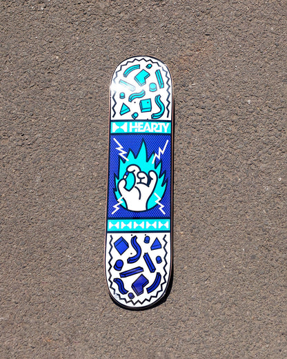 Hearty Skateboard Deck Take a Chill Pill Teal Blue- 8.0", 8.125" & 8.25" - InstaSport