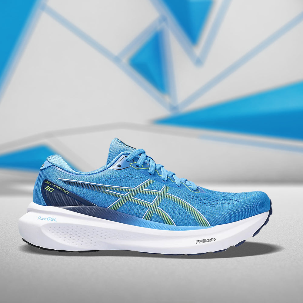 ASICS GEL-KAYANO 30 (M) - (WATERSCAPE/ELECTRIC LIME) RUNNING SHOES - InstaSport