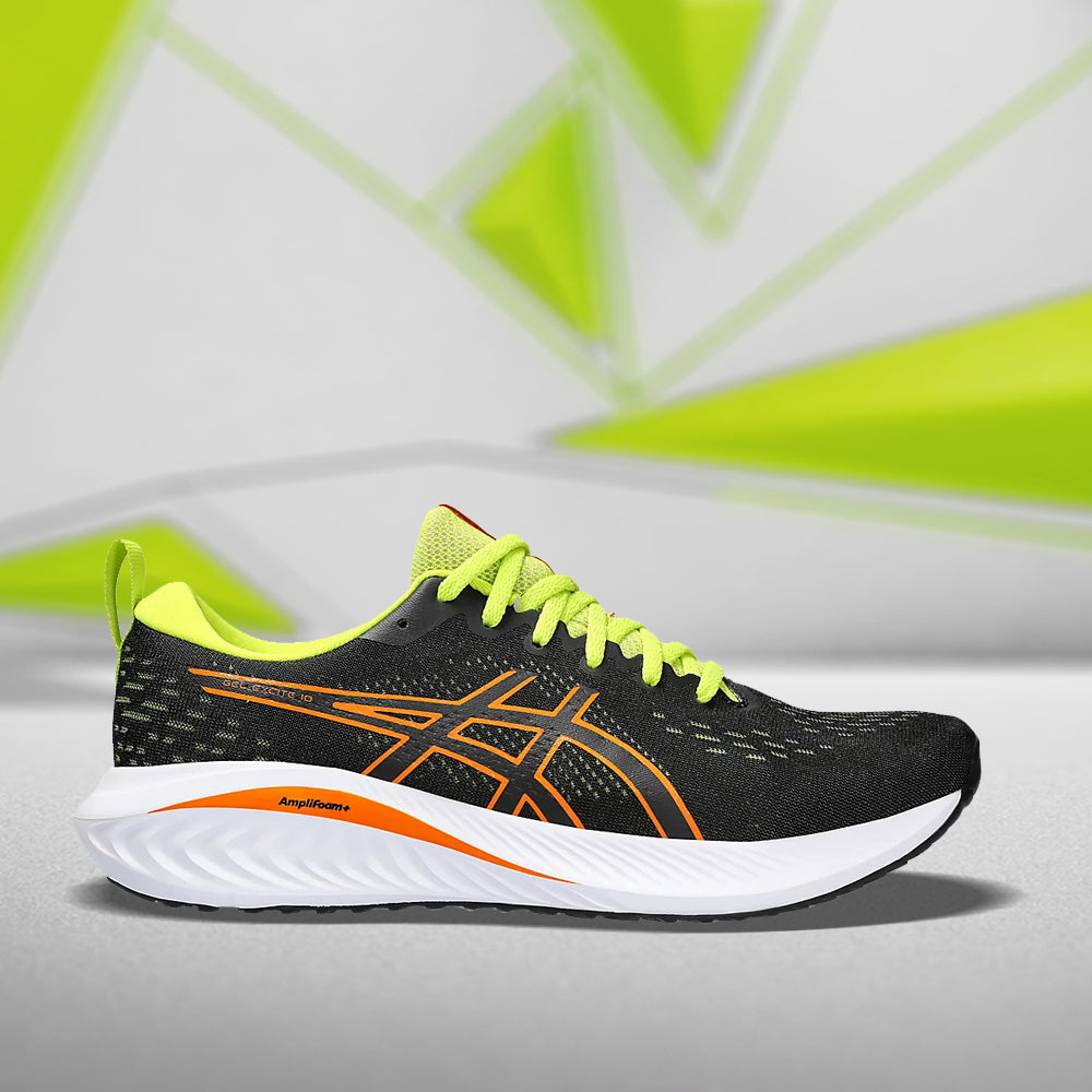 ASICS GEL-EXCITE 10 (M) - (BLACK/BRIGHT ORANGE) RUNNING SHOES - 1011B600.005 - InstaSport