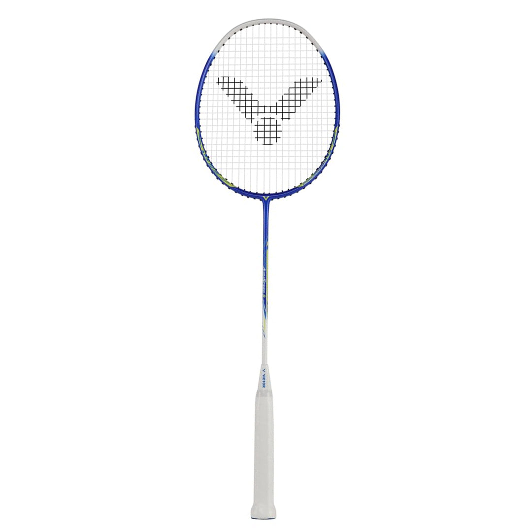 Victor Aura Speed 9 Strung Badminton Racket - 4U - Blue