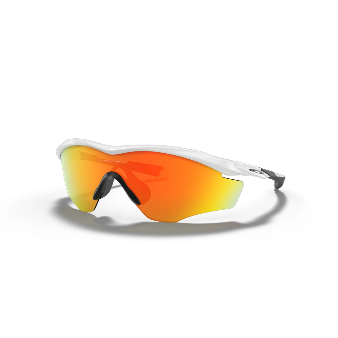 Oakley M2 Frame XL polished white fire iridium Sunglass