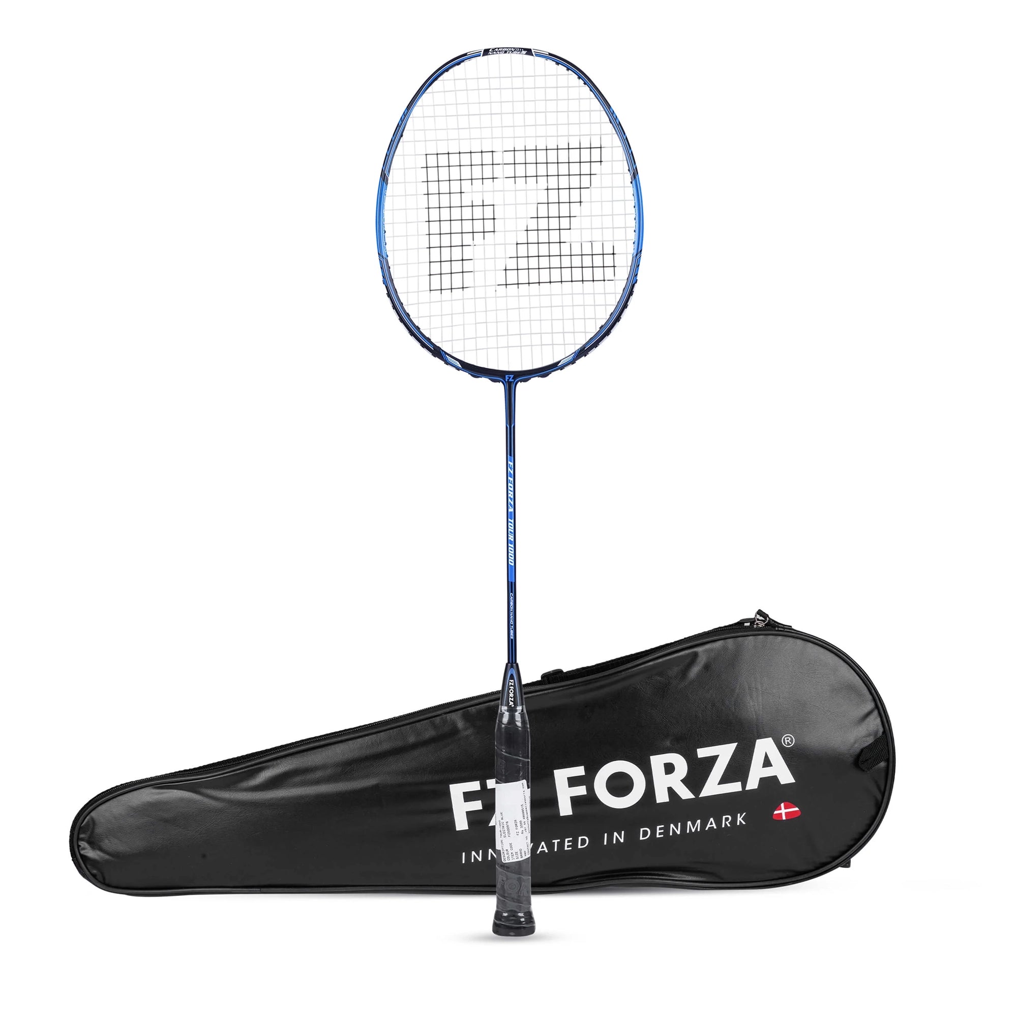 Fz Forza Tour 1000 Strung Badminton Racket - Black/Blue