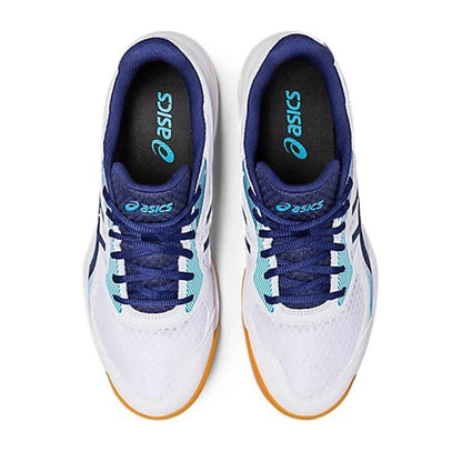 ASICS Upcourt 5 Men's Badminton Shoes White / Indigo Blue