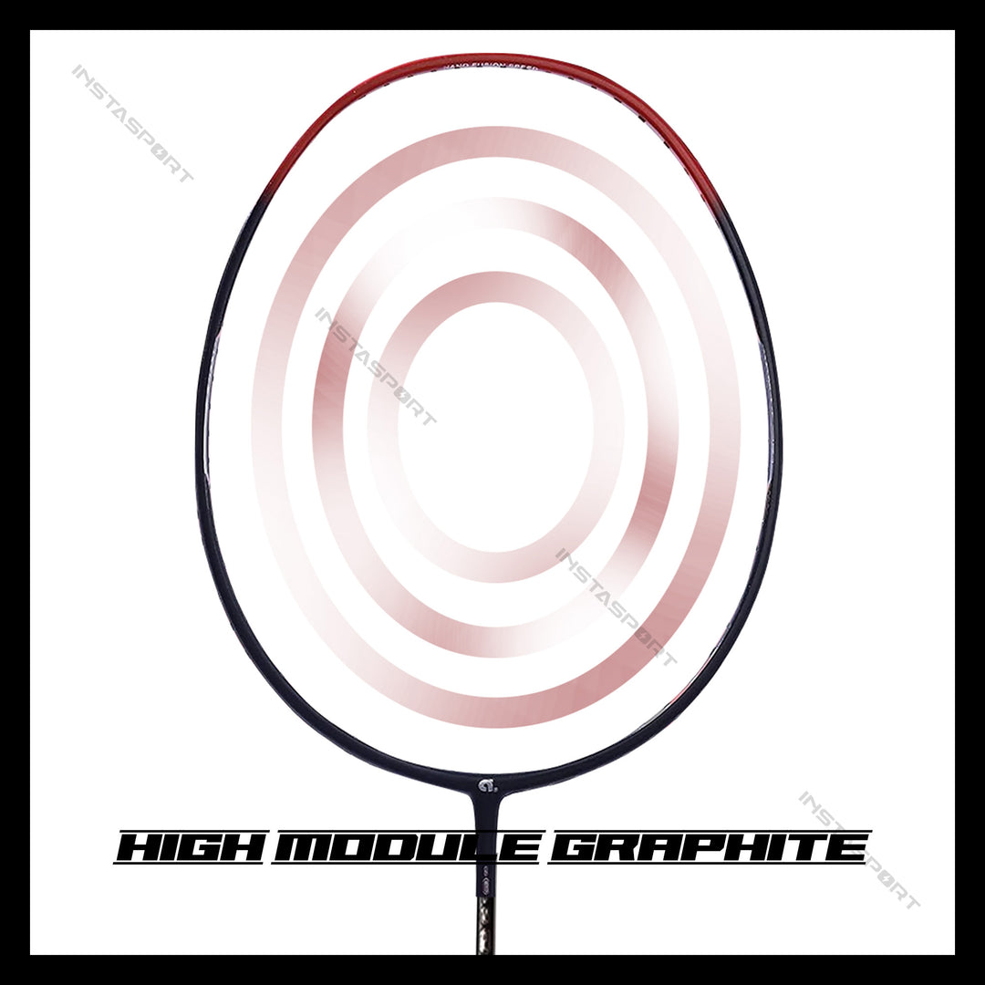 Apacs Nano Fusion 722 Red Badminton Racket - InstaSport