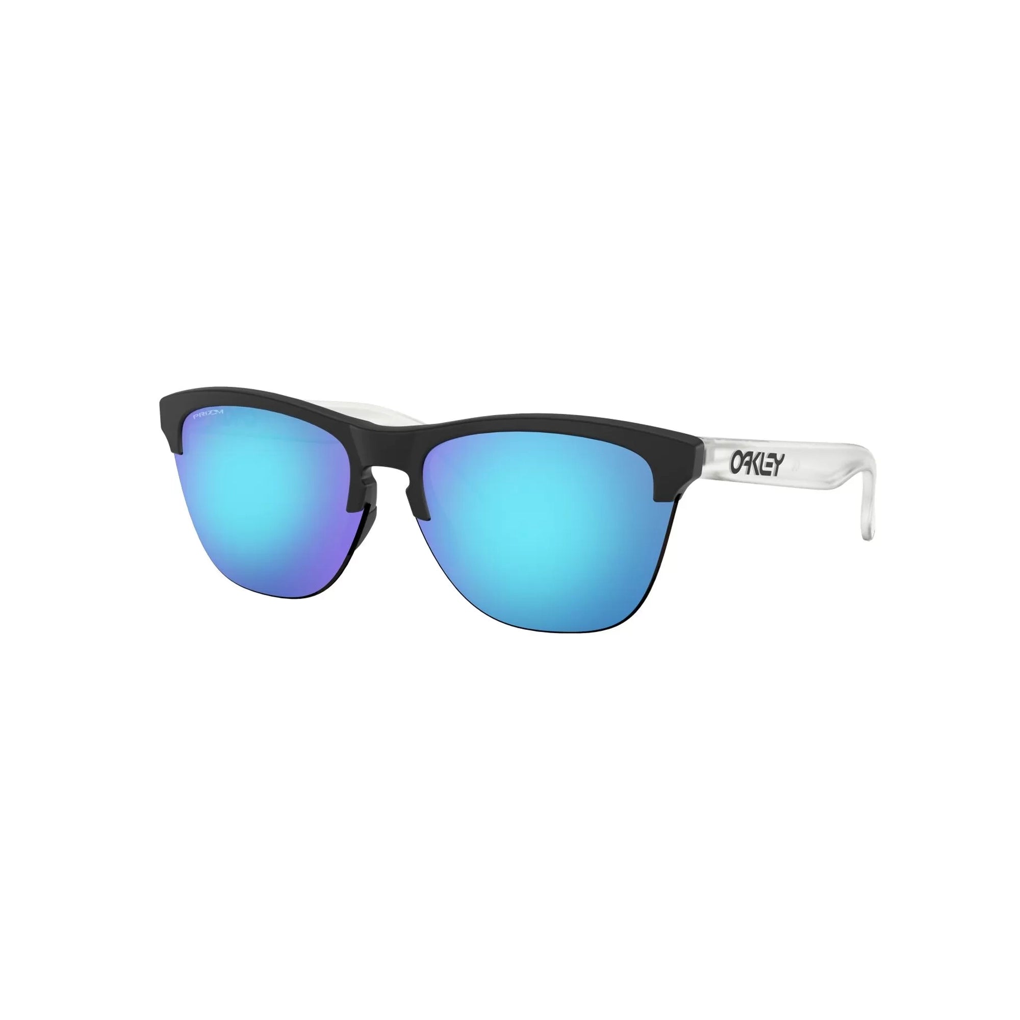 Oakley Frogskins Lite Matte Black Prizm sapphire Sunglass - InstaSport