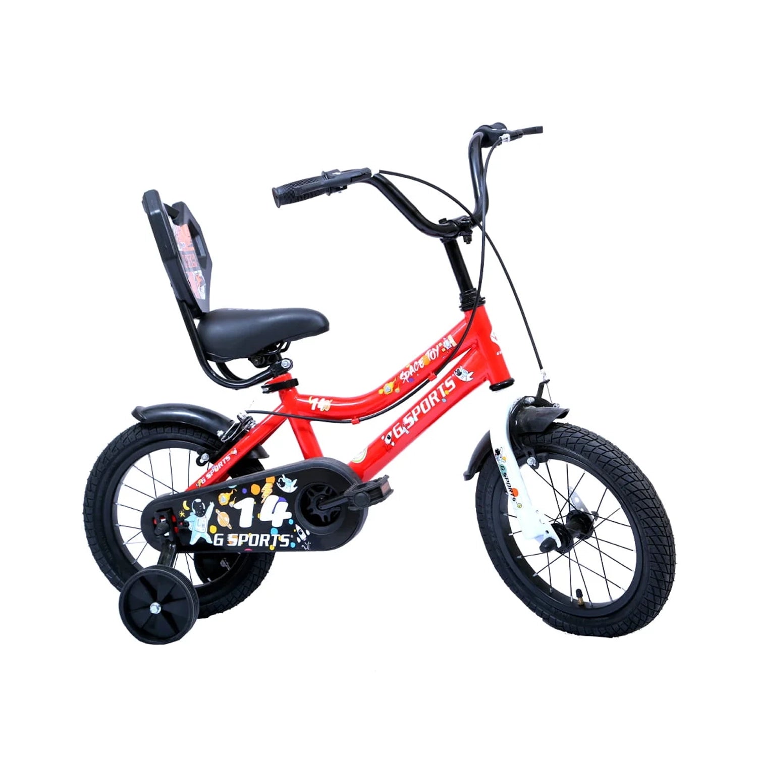 G-Sports Space Toy 14 Unisex Kids Bicycle - Red