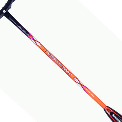 Kawasaki Navigator 3260 Unstrung Badminton Racket (Orange)