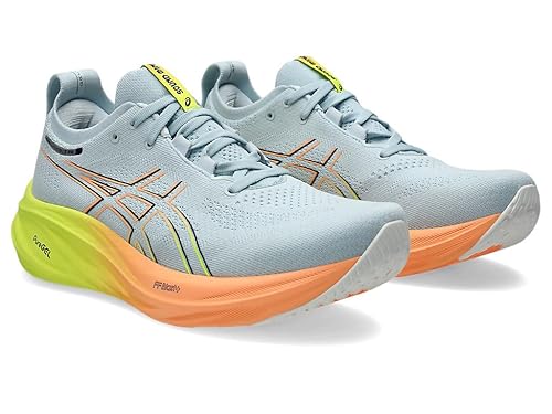 ASICS GEL NIMBUS 26 (M) - (COOL GREY/ SAFETY YELLOW) - InstaSport