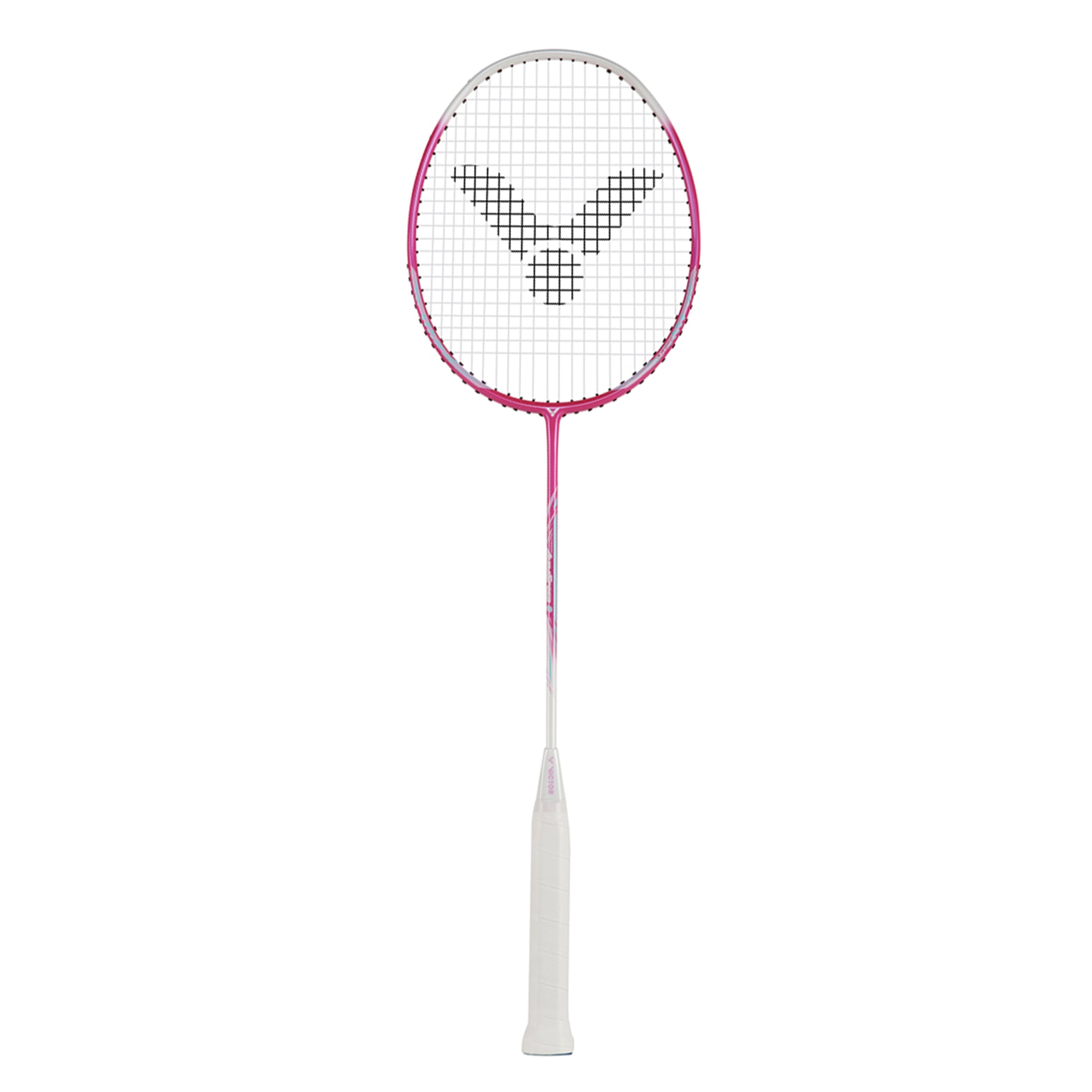 Victor Aura Speed 9 Strung Badminton Racket - Pink - 4U