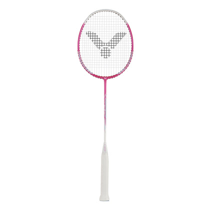 Victor Aura Speed 9 Strung Badminton Racket - Pink - 4U