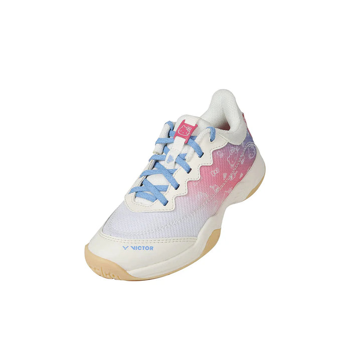 Victor X Hello Kitty KT-JR L Junior Badminton Shoes for Girls