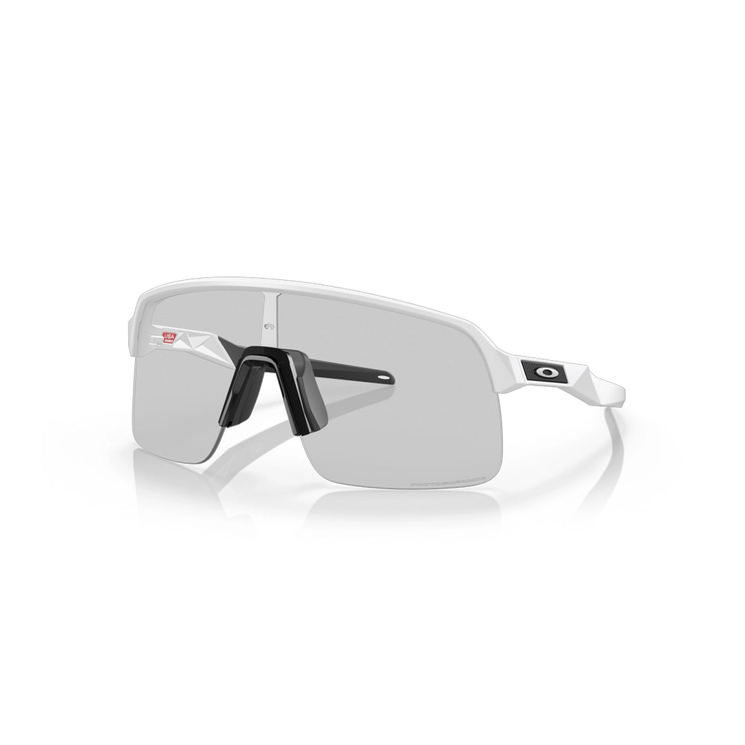 Oakley Sutro Lite Matte white clear photochromic Sunglass