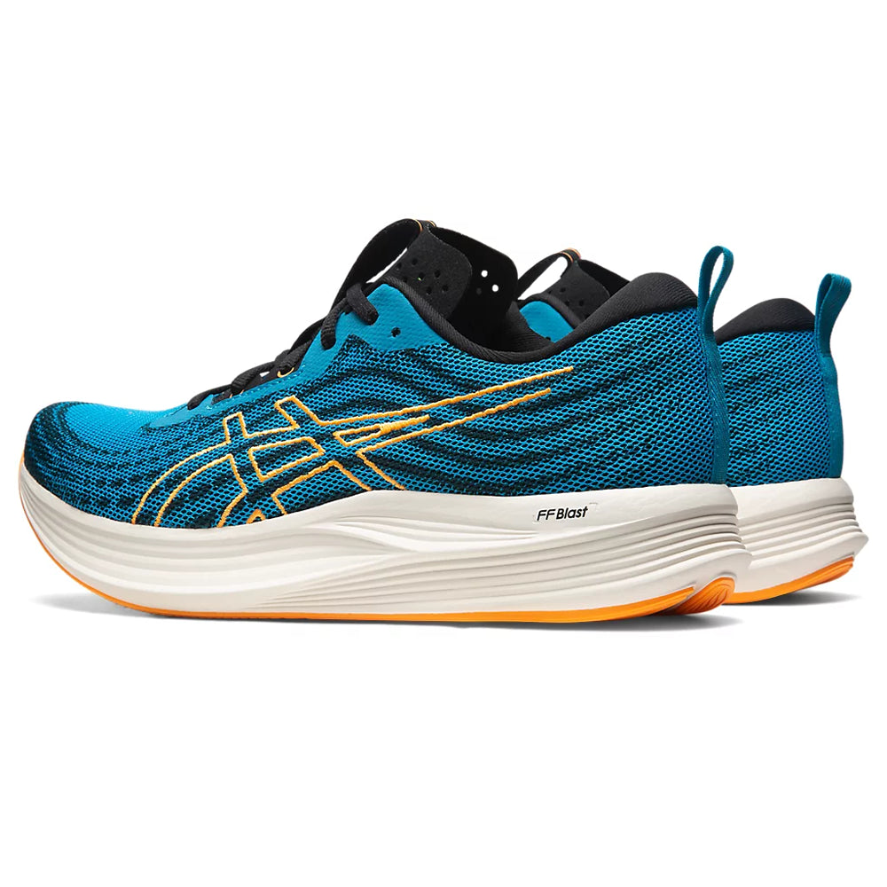 ASICS EVORIDE SPEED (M) - (ISLAND BLUE/ORANGE POP) RUNNING SHOES - InstaSport