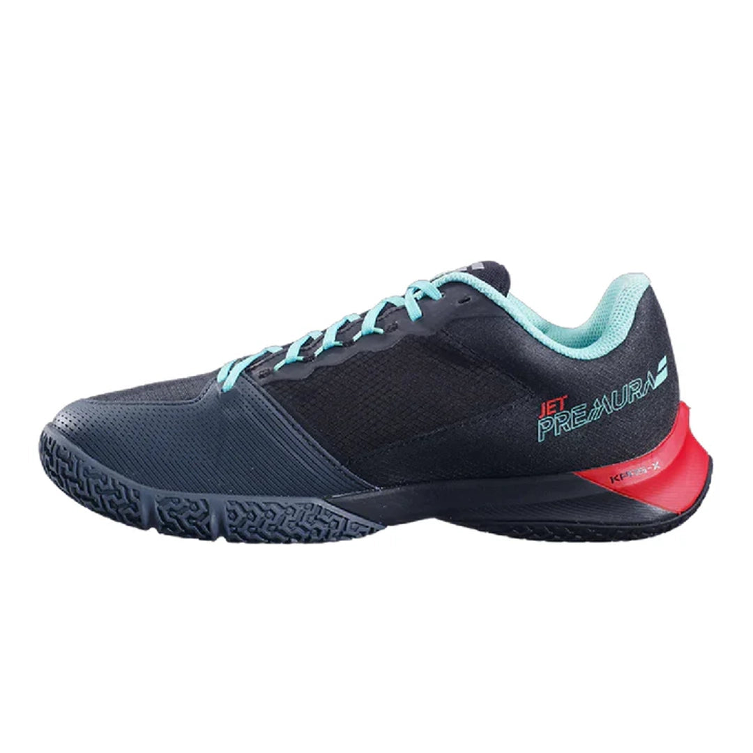 Babolat Jet Premura 2 Padel Shoes - Lebron Black/Fista Red