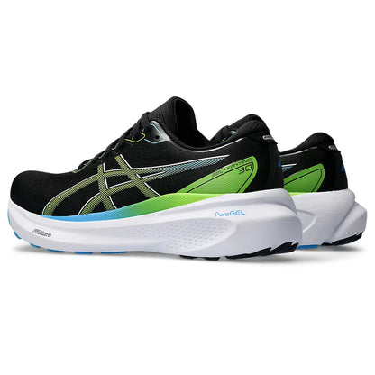 ASICS GEL-KAYANO 30 (M) - (BLACK/ELECTRIC LIME) RUNNING SHOES - InstaSport