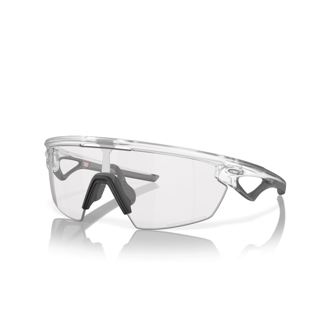 Oakley Sphaera Matte Clear Clear Photochromic Sunglass