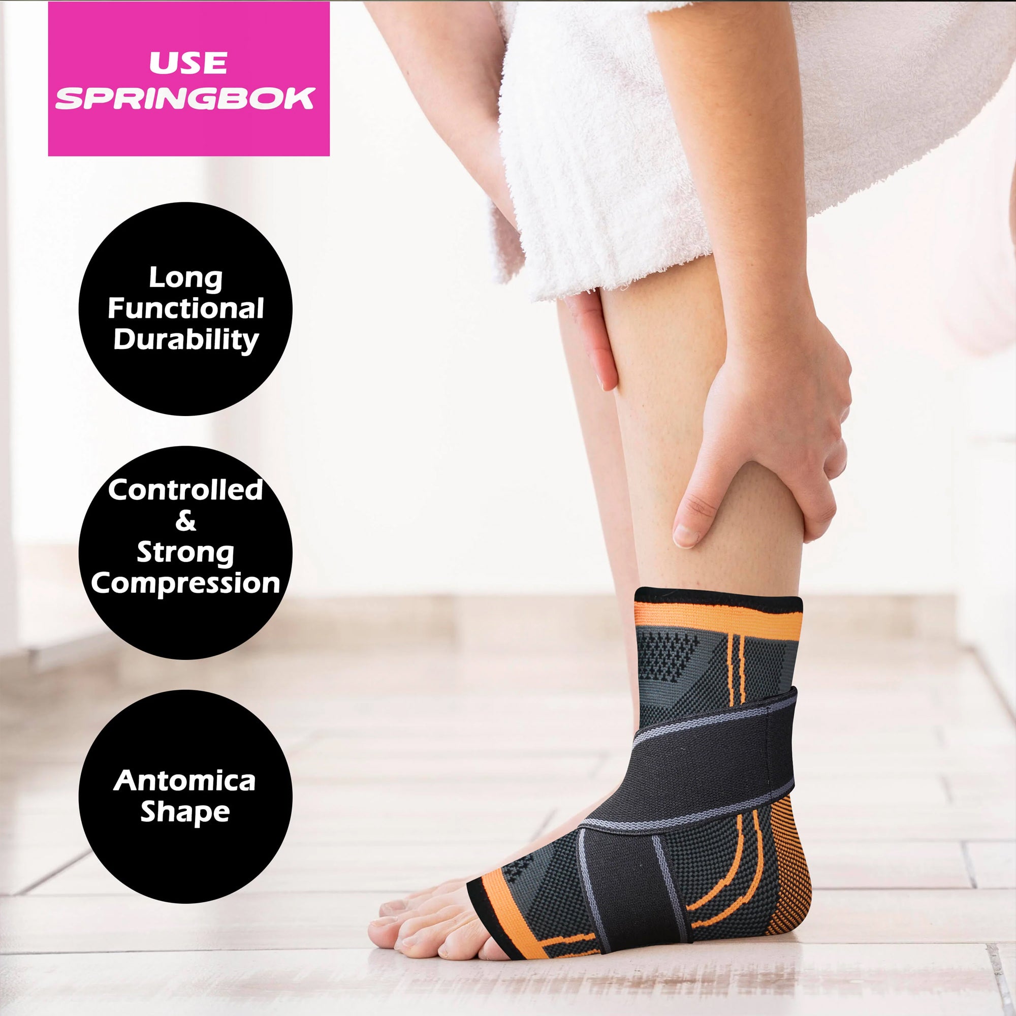 Springbok Ankle Support with Binder - InstaSport