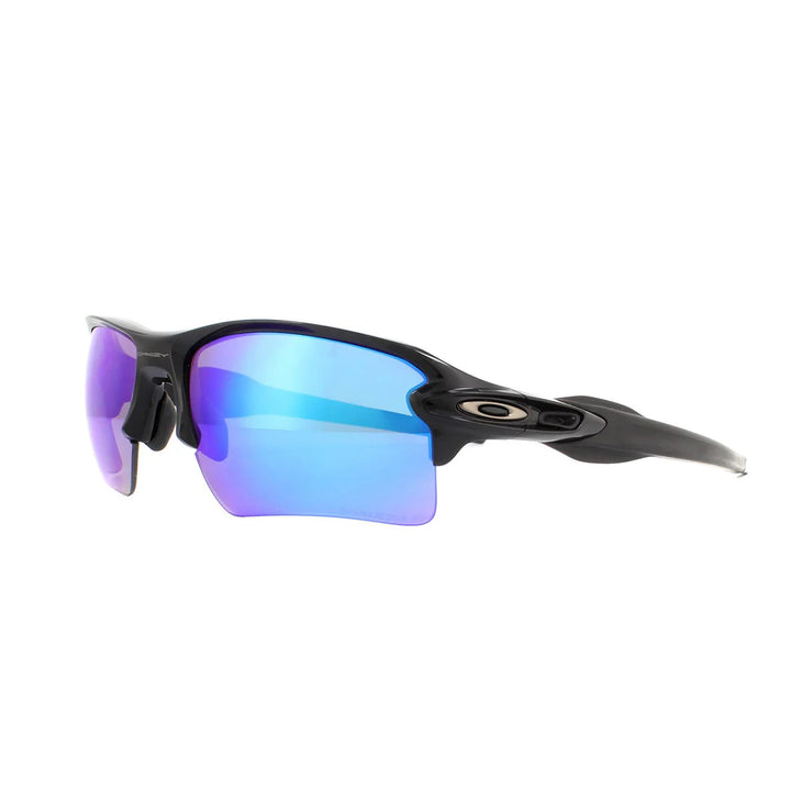 Oakley Flak 2.0 XL Polished Black Prizm sapphire Irid Polarised Sunglass