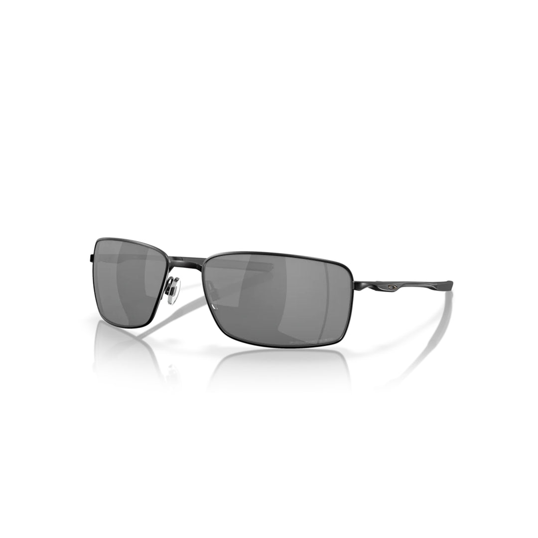 Oakley Square Wire Matte Black Iridium Polarised Sunglass