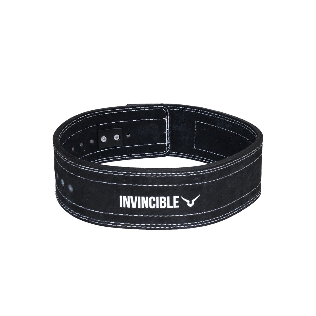 Invincible Heavy Duty Power Lifting Belt with Stainless Steel Lever