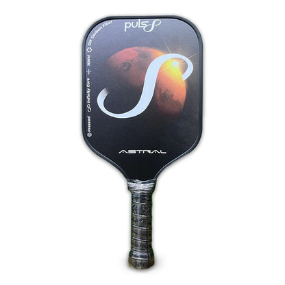 Puls8 Astral 12K Carbon Pickleball Paddle(2 Paddles + 2 Cover Bag + 4 Balls) - 16mm