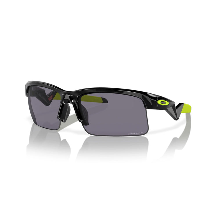 Oakley Capacitor Polished Black Prizm Grey Sunglass