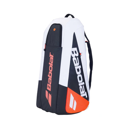 Babolat RH X6Pure Strike Tennis Kitbag - White/ Black/ Red - InstaSport