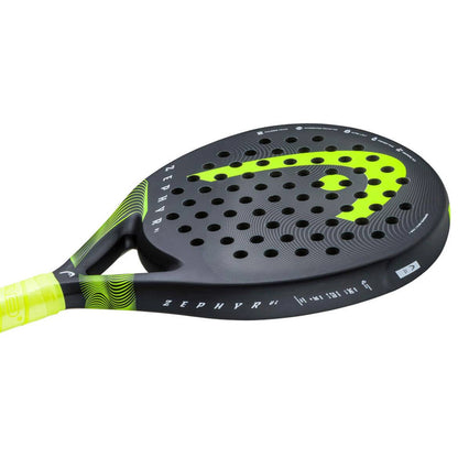 Head Zephyr UL 2023 Padel Racquet- Black/Yellow