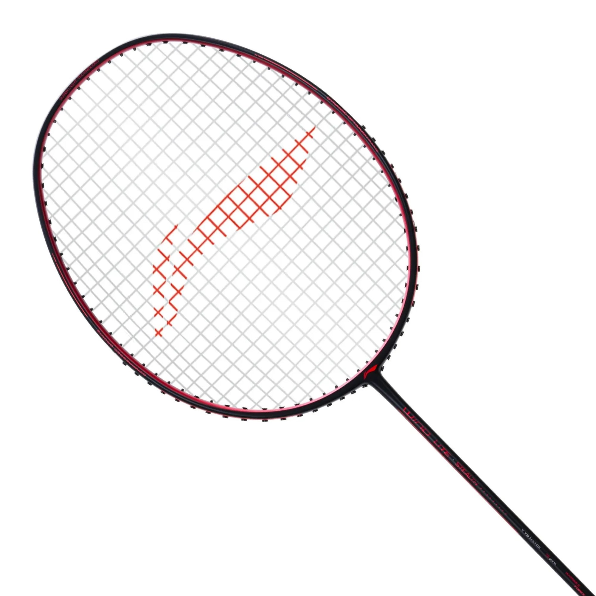 Li-Ning Wind Lite Stealth - Badminton Racket- Black/Red