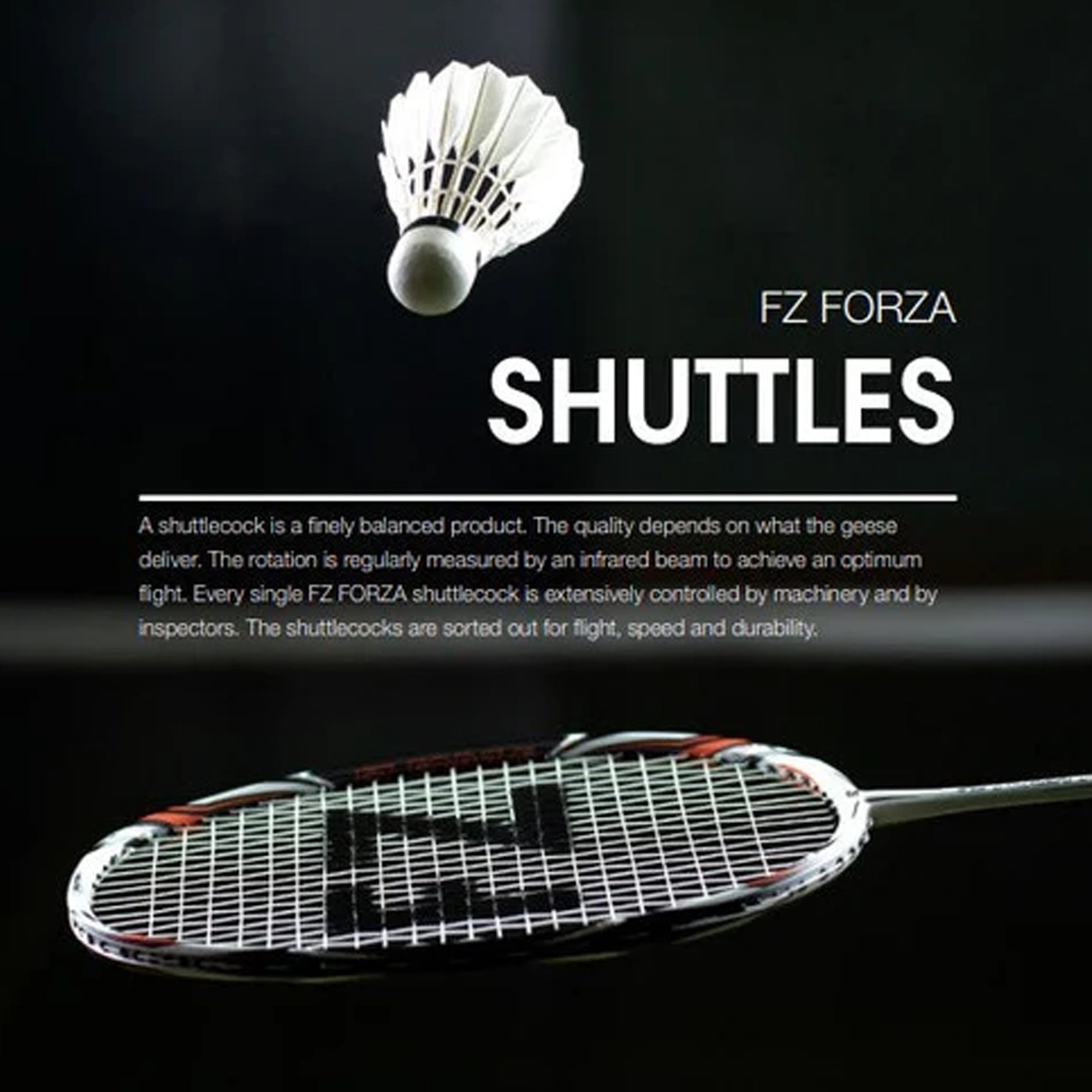 Fz Forza S-3000 Goose Feather Badminton Shuttlecock